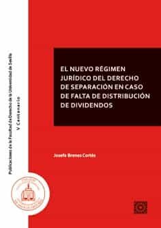 Portada del Libro El Nuevo Régimen Jurídico Del Derecho De Separación En Caso De Falta D de Josefa Brenes Cortes - 9788490459195