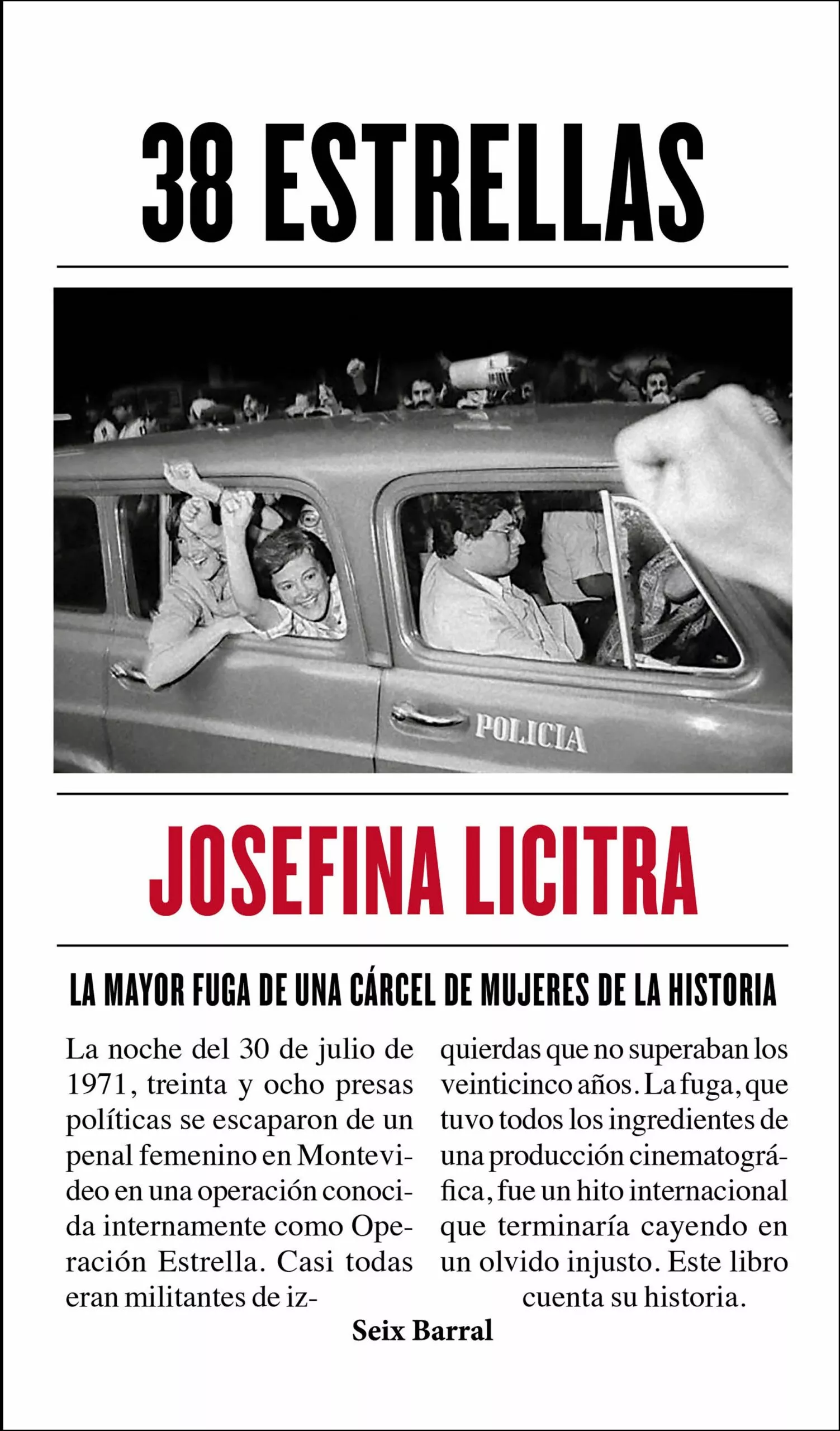Portada del Libro 38 Estrellas de Josefina Licitra - 9788432236341