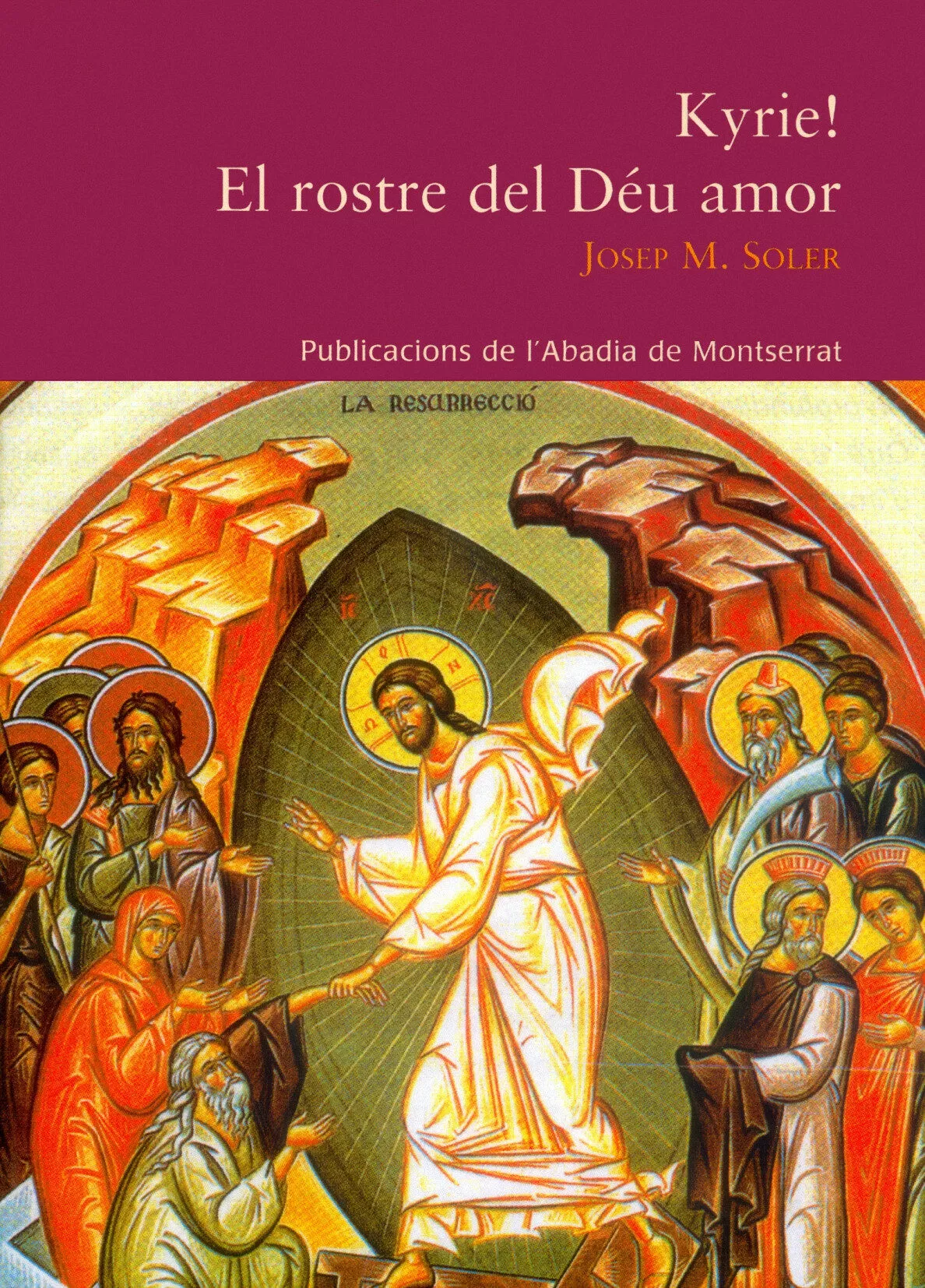 Portada del Libro Kyrie: El Rostre Del Deu Amor de Josep Maria Soler - 9788484158158
