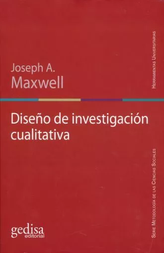 Portada del Libro Diseño De Investigacion Cualitativa de Joseph A. Maxwell - 9788417835040