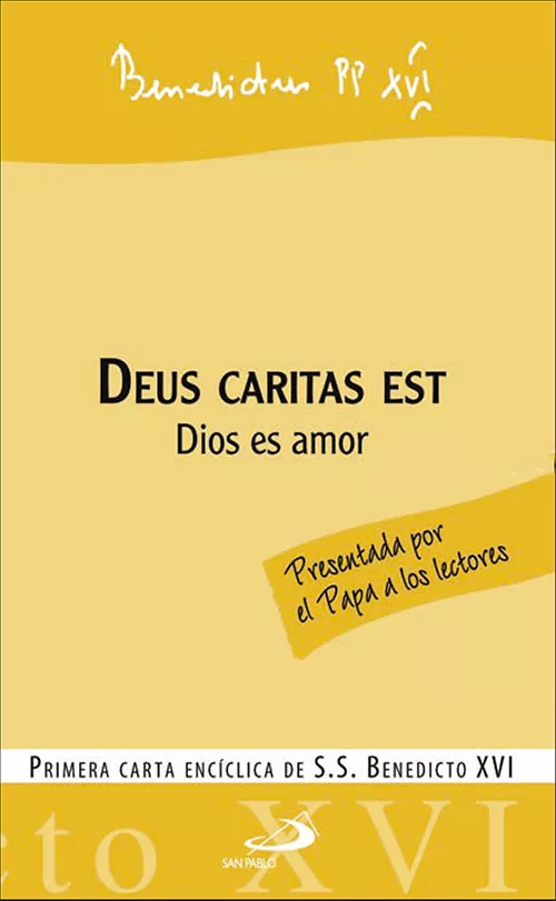 Portada del Libro Deus Caritas Est = Dios Es Amor (Primera Carta Enciclica) (2ª Ed. ) de Joseph Benedicto Xvi Ratzinger - 9788428528924