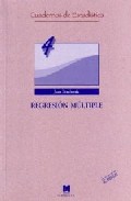 Portada del Libro Regresion Multiple de Juan Etxeberria - 9788471337665