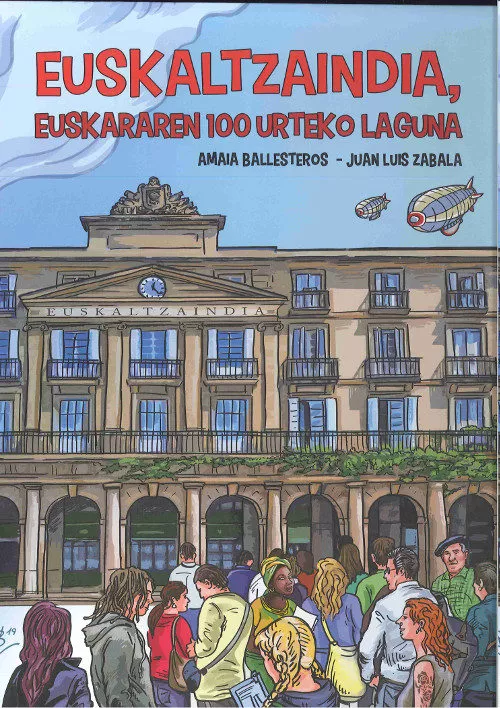 Portada del Libro Euskaltzaindia Euskararen 100 Urteko Laguna de Juan Luis Zabala - 9788412076608