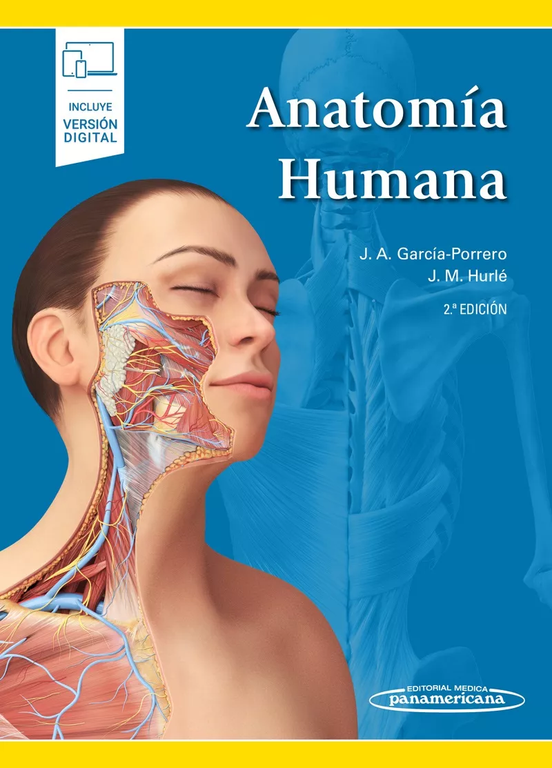 Portada del Libro Anatomia Humana (Incluye Version Digital) de Juan Mario Hurle Gonzalez - 9788491102106