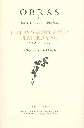 Portada del Libro Elejias Andaluzas I; Platero Y Yo (Obras De Juan Ramon Jimenez) de Juan Ramon Jimenez - 9788475227276