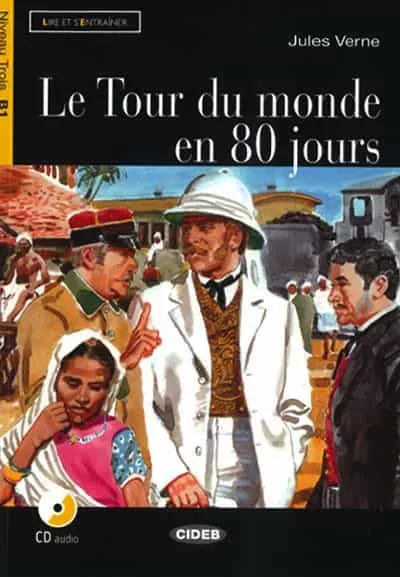 Portada del Libro Le Tour Du Monde En 80 Jours (+Cd) de Jules Verne - 9788853003867