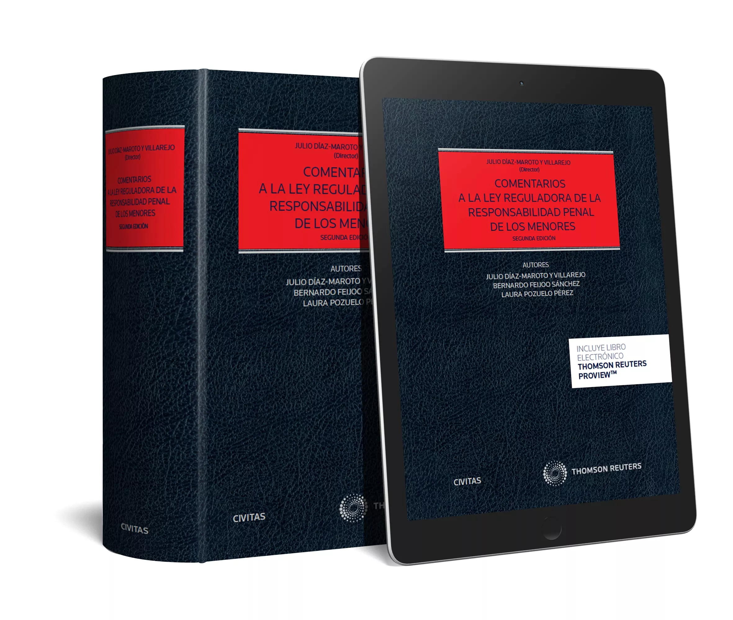 Portada del Libro Comentarios A La Ley Reguladora De La Responsabilidad Penal De Los Men de Julio Diaz Maroto Y Villarejo - 9788491979951
