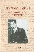 Portada del Libro Ferdinand Ebner: Testigo De La Luz Y Profeta de Julio Puente Lopez - 9788495494221