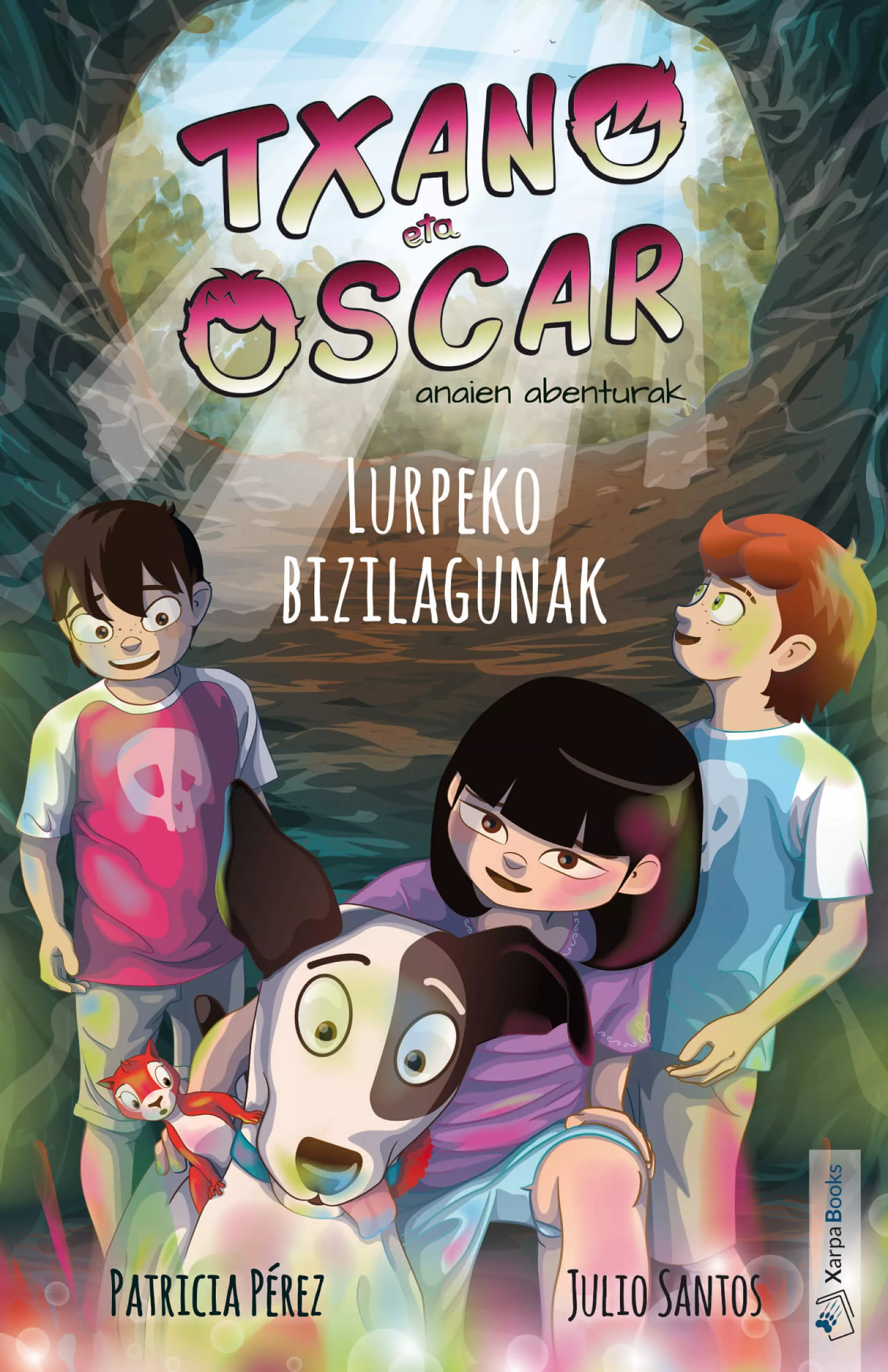 Portada del Libro Lurpeko Bizilagunak de Julio Santos Garcia - 9788412109313