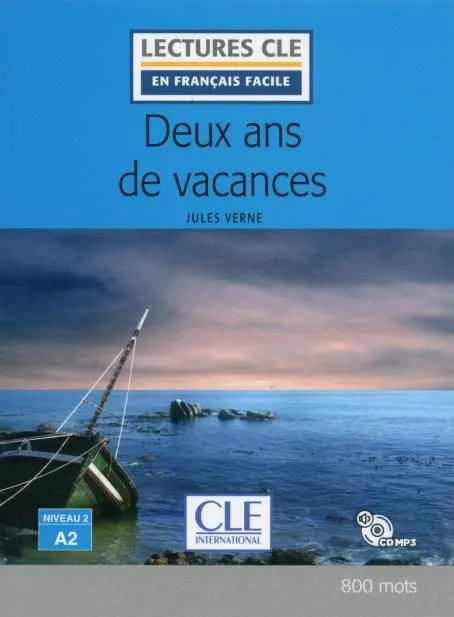 Portada del Libro Deux Ans De Vacances - Niveau 2/A2 - Livre + Cd Audio (2º Ed.) de Julio Verne - 9782090311273