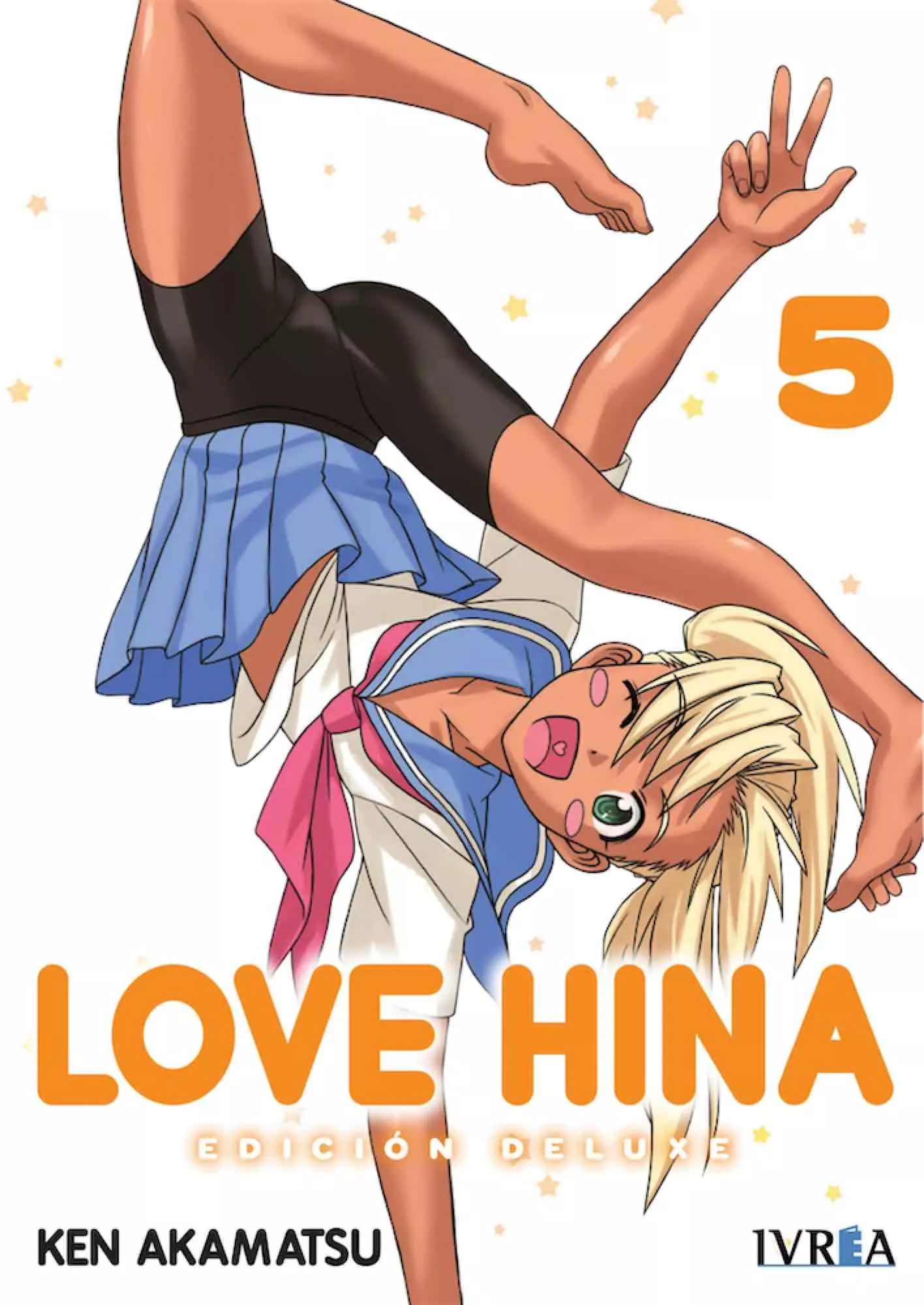 Portada del Libro Love Hina Edicion Deluxe Nº5 de Ken Akamatsu - 9788418061424