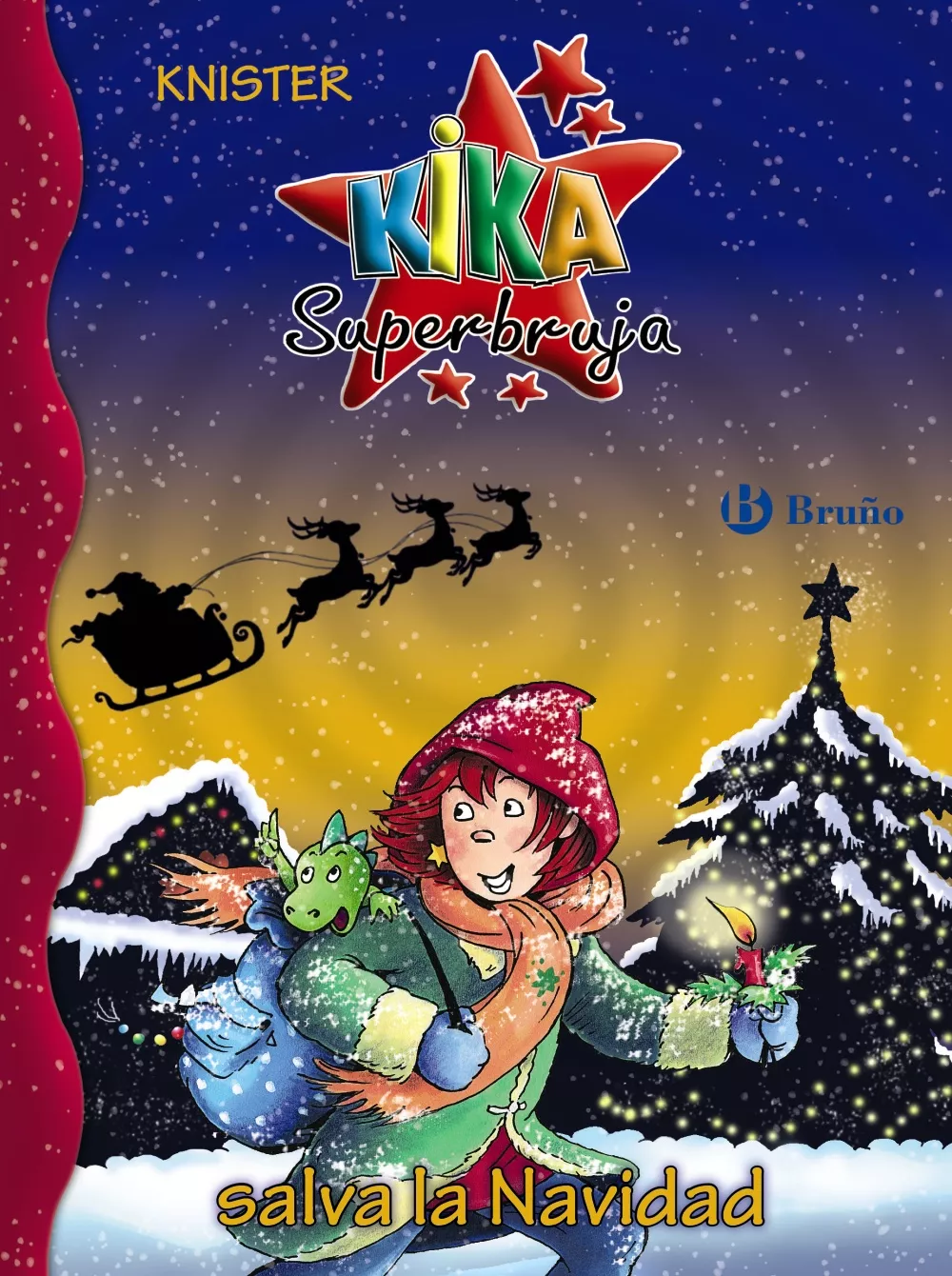 Portada del Libro Kika Superbruja Salva La Navidad de Knister - 9788469627273