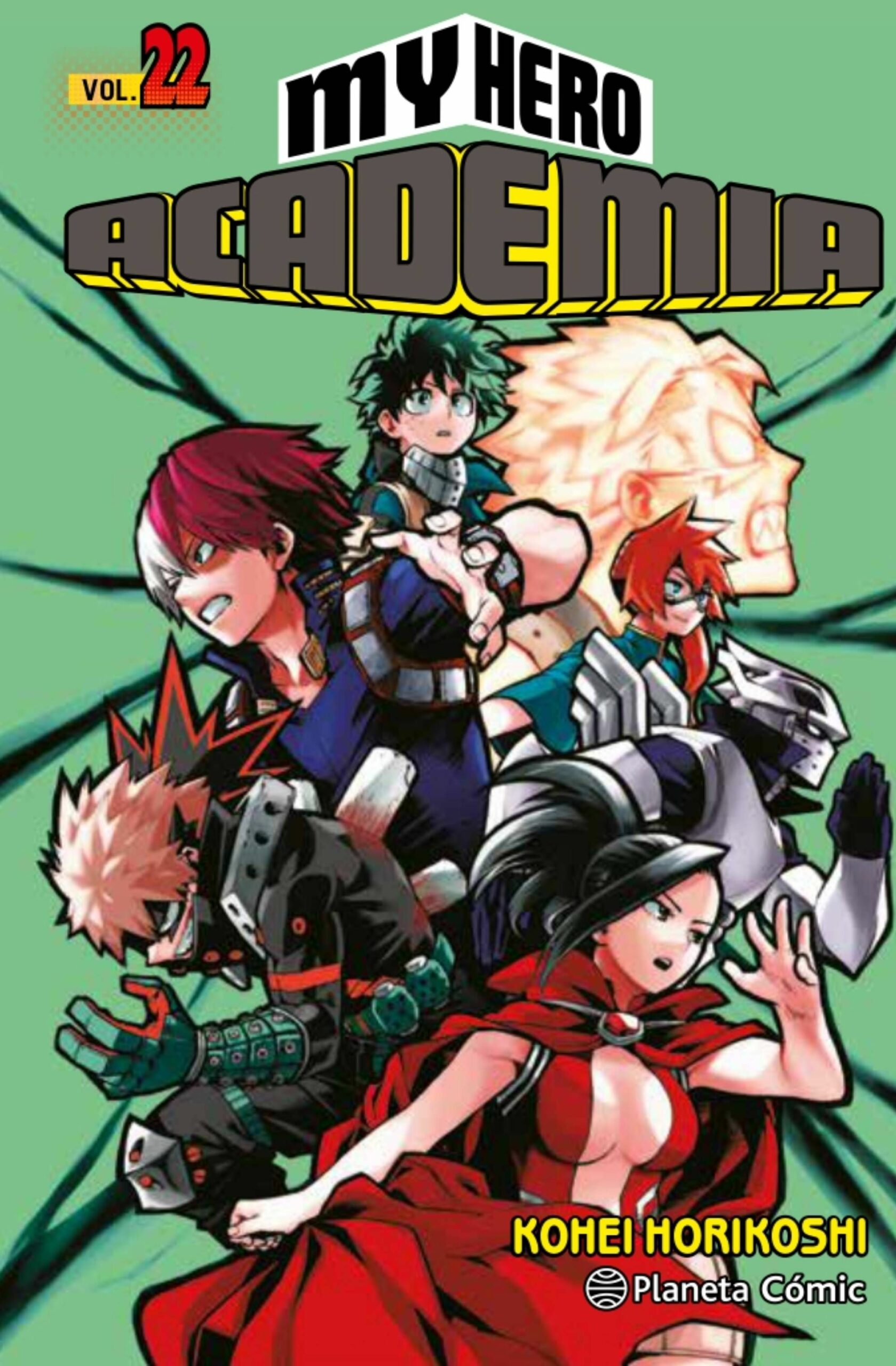 Portada del Libro My Hero Academia Nº 22 de Kohei Horikoshi - 9788413411002