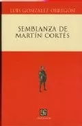 Portada del Libro Semblanza De Martin Cortes de L. Gonzalez Obregon - 9789681674816