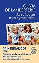 Portada del Libro Avec Toutes Mes Sympathies de Lamberterie Olivia - 9782253259428