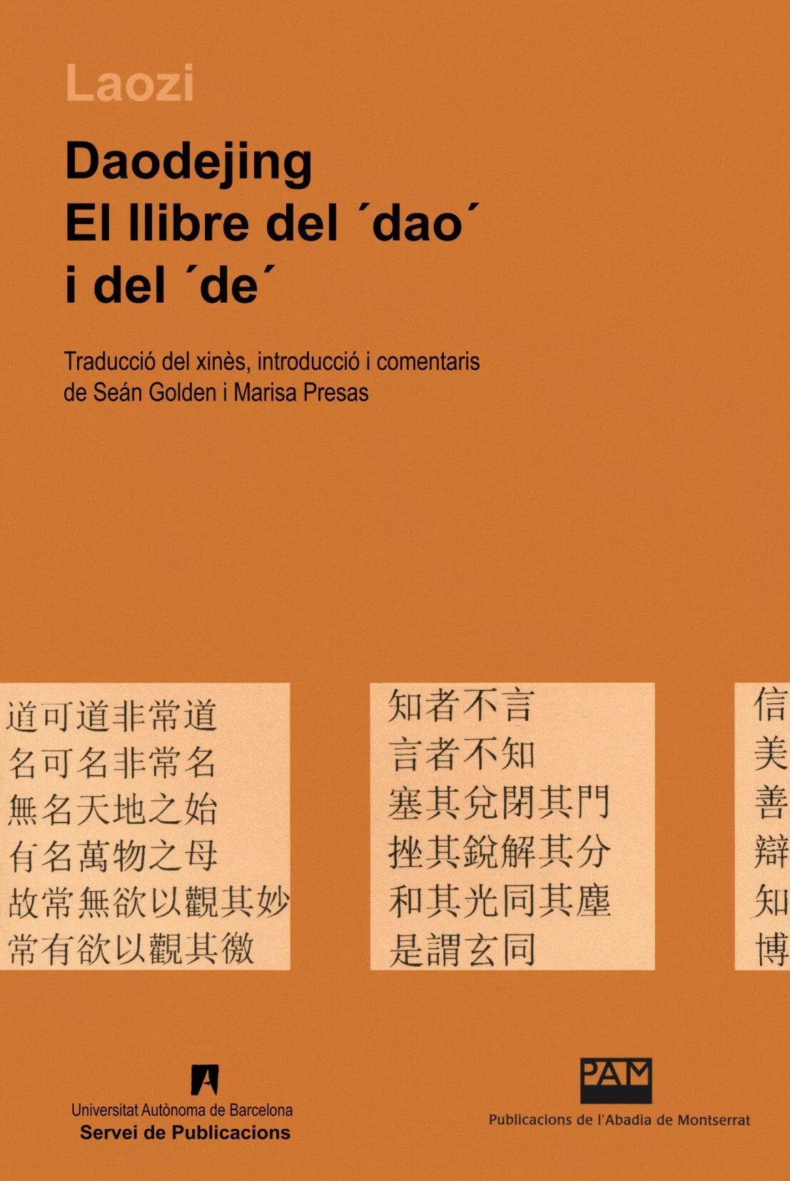 Portada del Libro Daodejing: El Llibre Del Dao I Del De de Laozi - 9788484158028