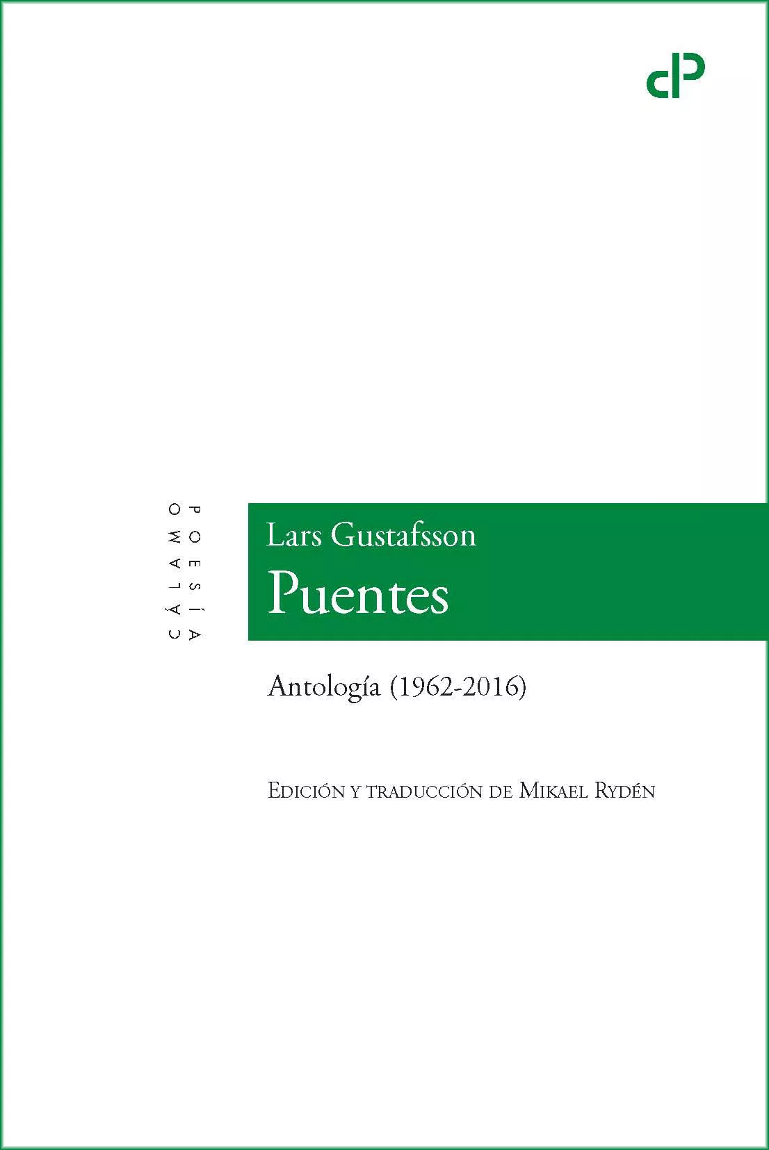 Portada del Libro Puentes de Lars Gustafsson - 9788416742172