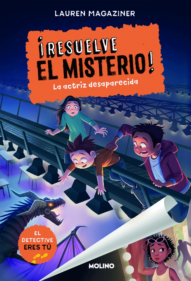 Portada del Libro ¡Resuelve El Misterio! Nº2. La Actriz Desaparecida de Lauren Magaziner - 9788427219595