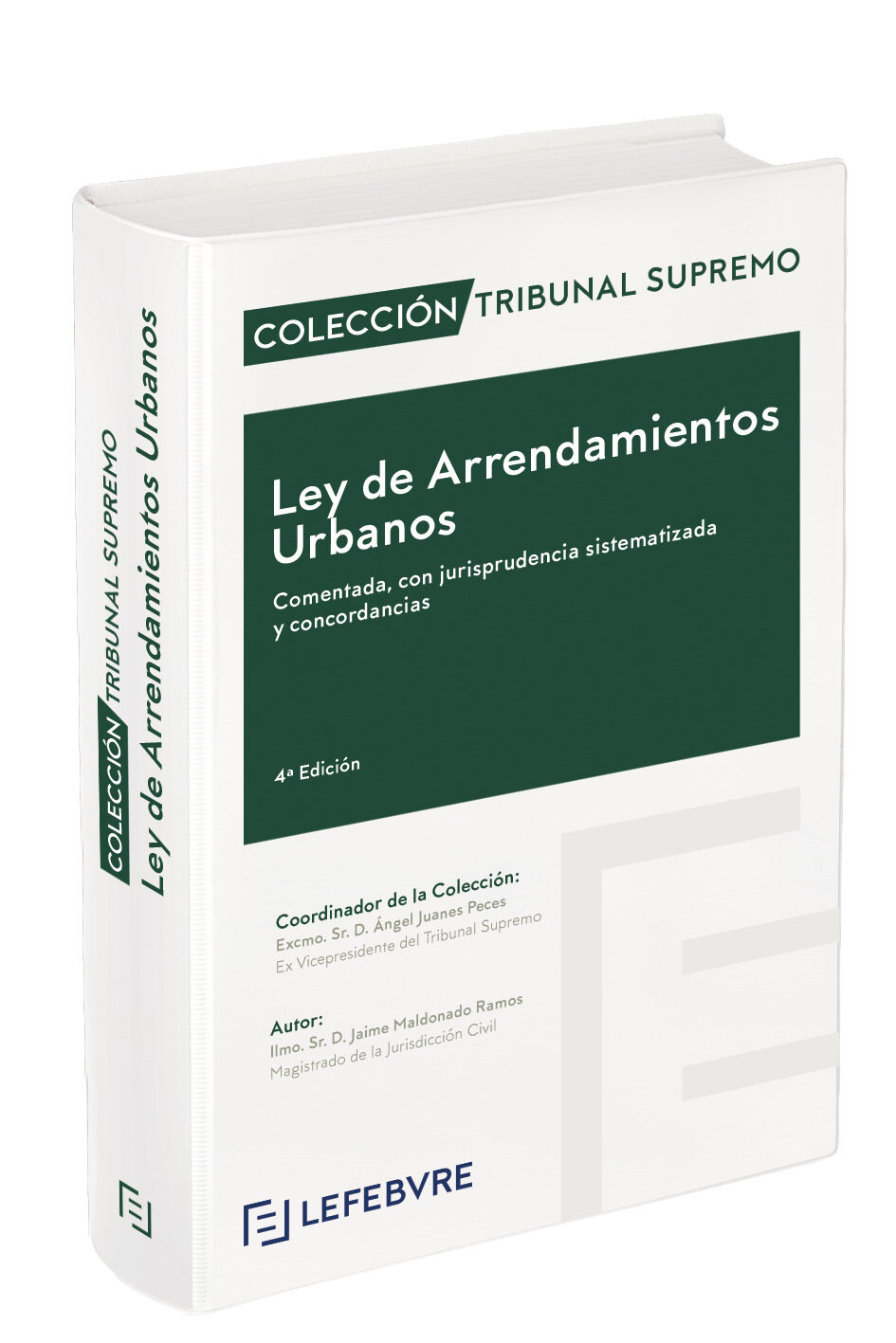 Portada del Libro Ley De Arrendamientos Urbanos Comentada (4ª Ed.) de Lefebvre El Derecho - 9788418190162