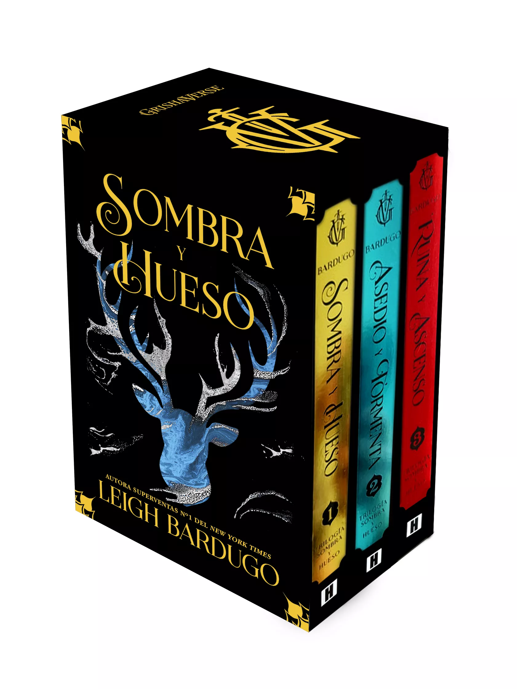 Portada del Libro Estuche Especial Trilogia Grishaverse (Sombra Y Hueso / Asedio Y Torme de Leigh Bardugo - 9788418002526