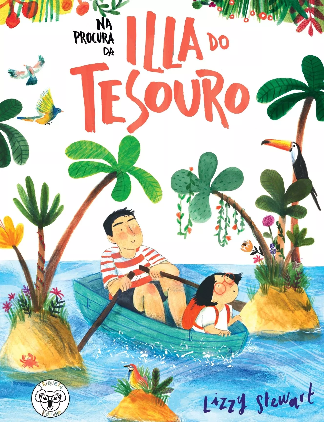 Portada del Libro Na Procura Da Illa Do Tesouro de Lizzy Steward - 9788494923173