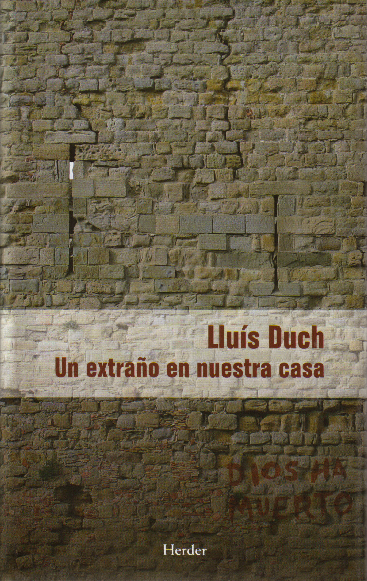 Portada del Libro Un Extraño En Nuestra Casa de Lluis Duch - 9788425424915
