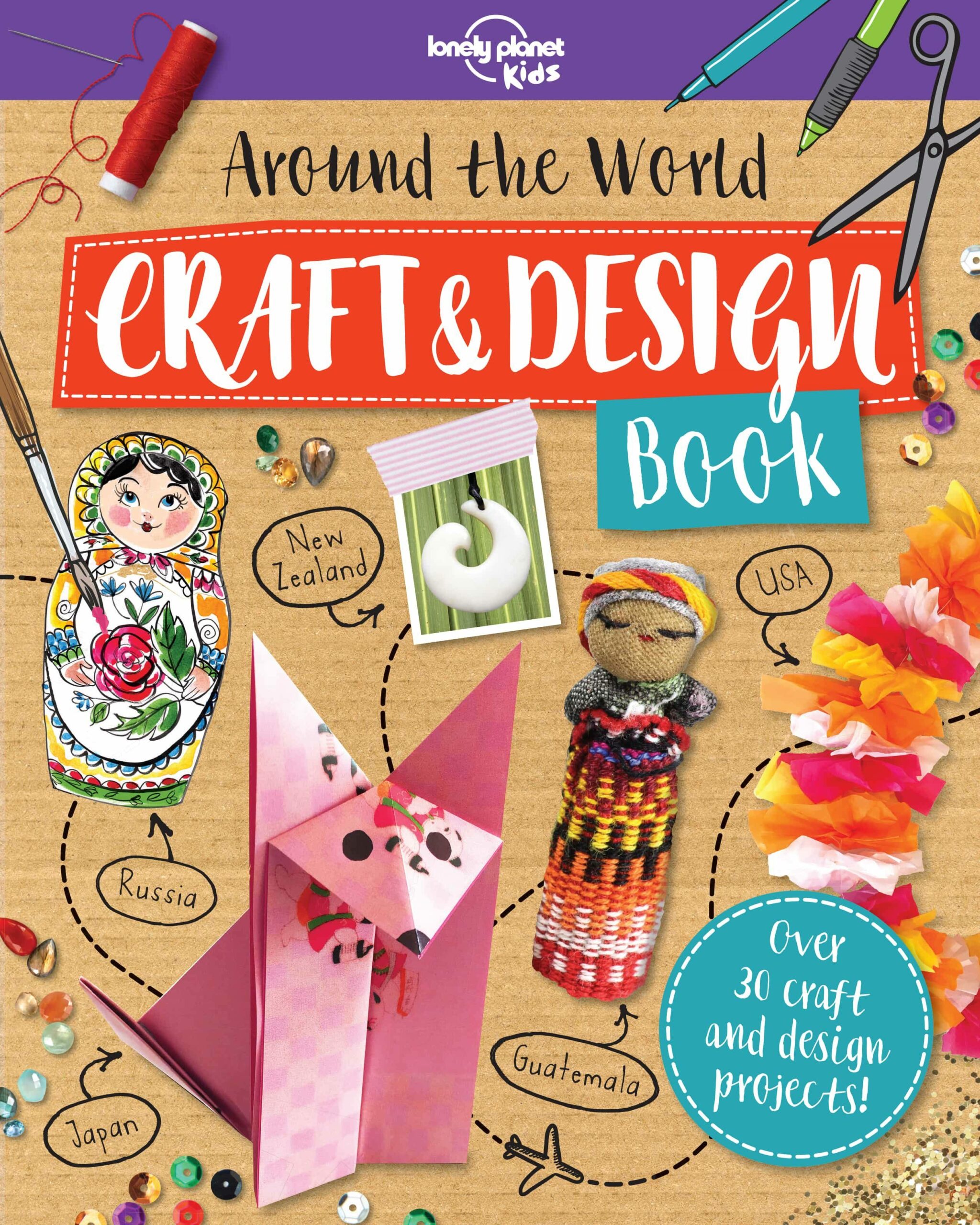 Portada del Libro Lonely Planet Around The World Craft & Design Book 2019 de - 9781788681131