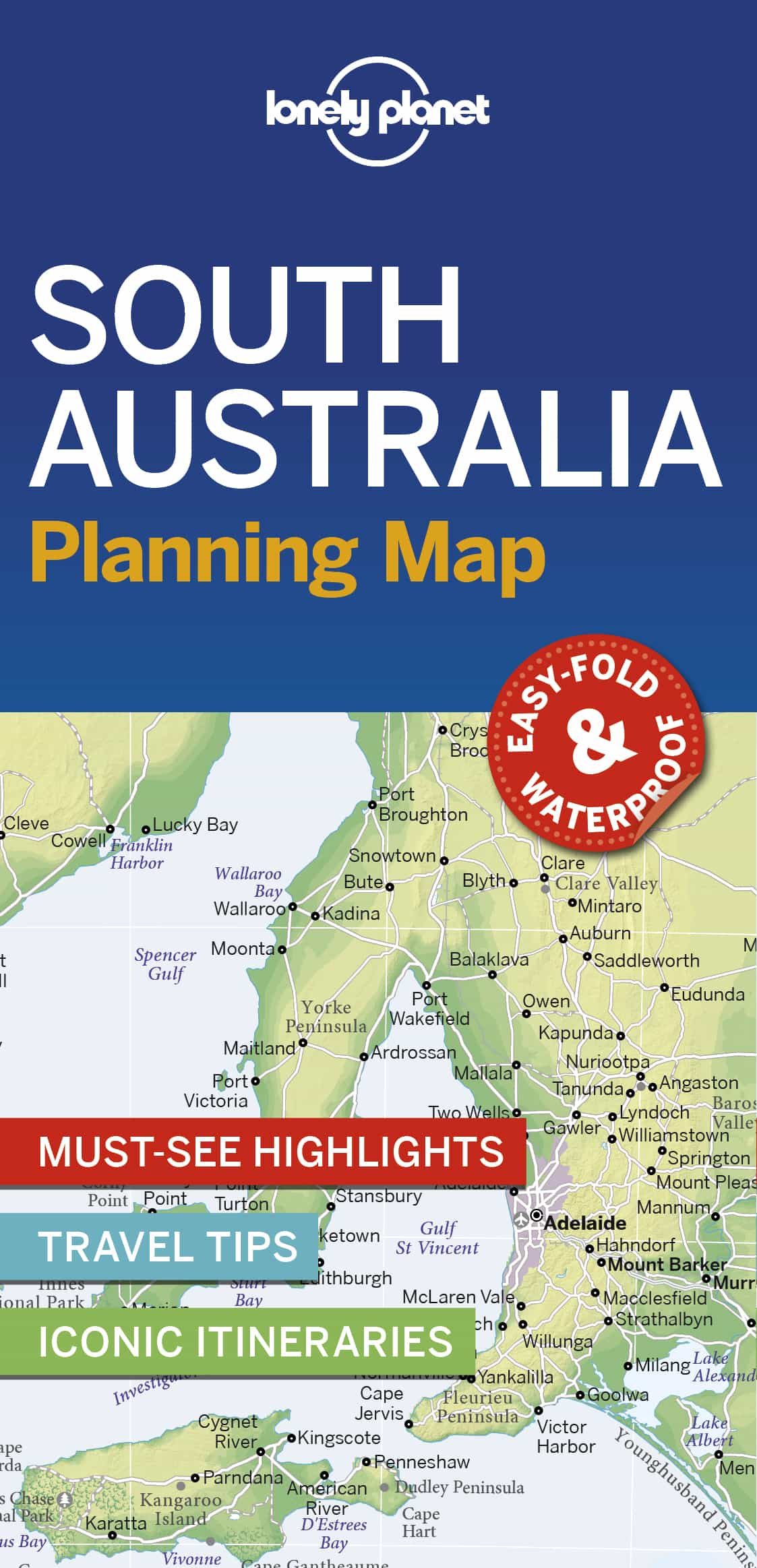 Portada del Libro Lonely Planet South Australia Planning Map 1 2019 de - 9781788686075