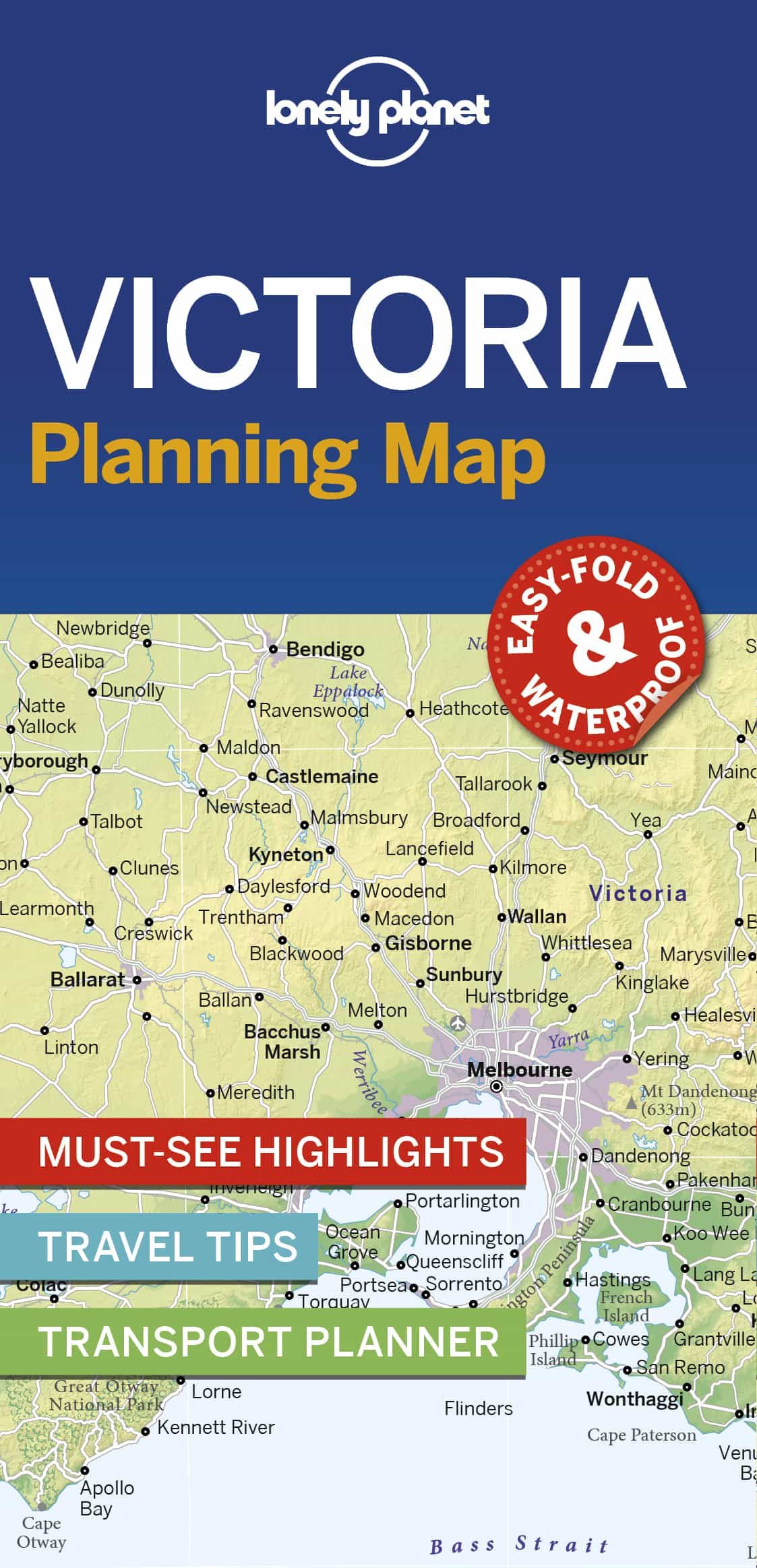 Portada del Libro Lonely Planet Victoria Planning Map 1 2019 de - 9781788686112