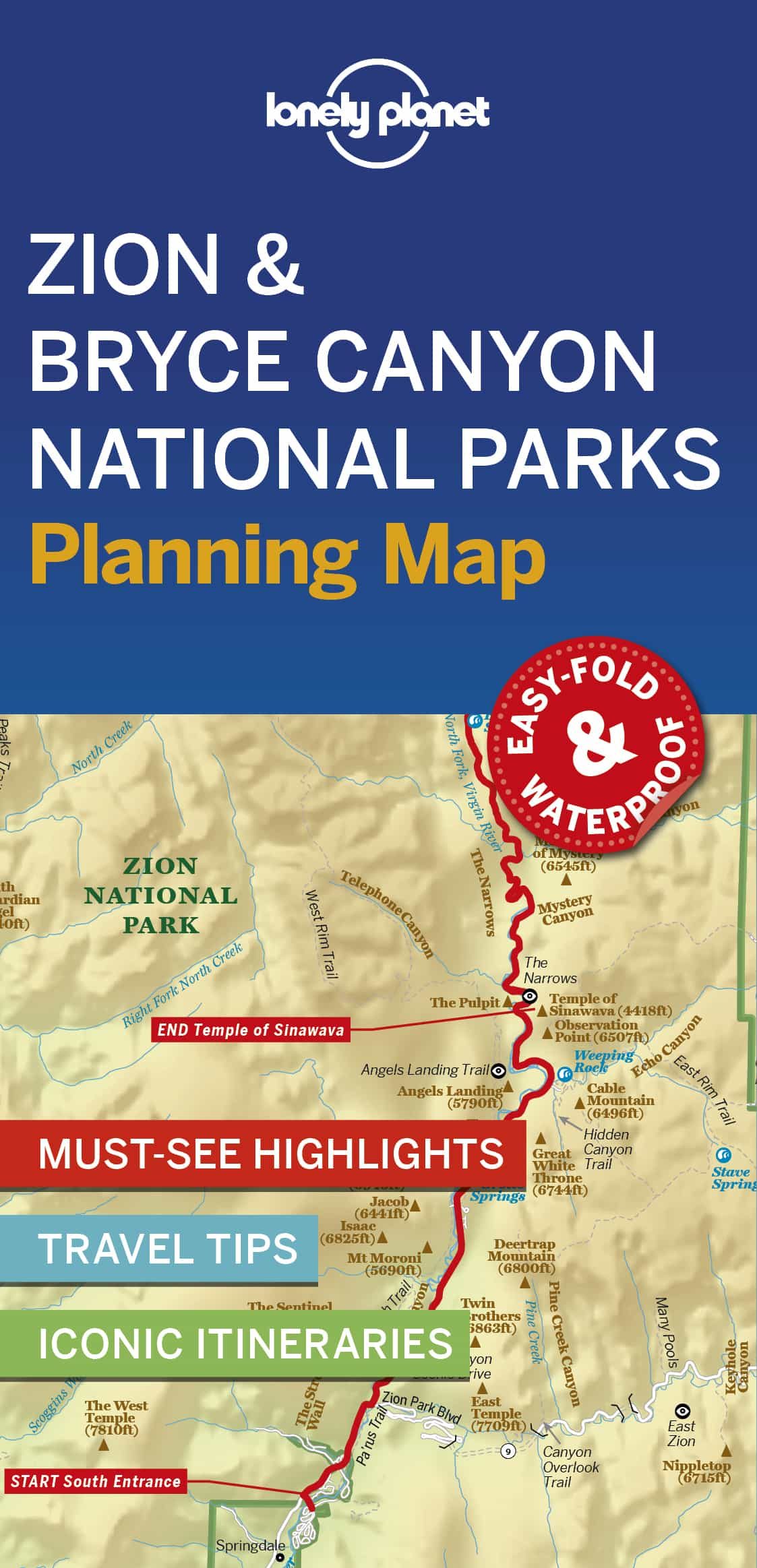 Portada del Libro Lonely Planet Zion & Bryce Canyon National Parks 2019 de - 9781788686167