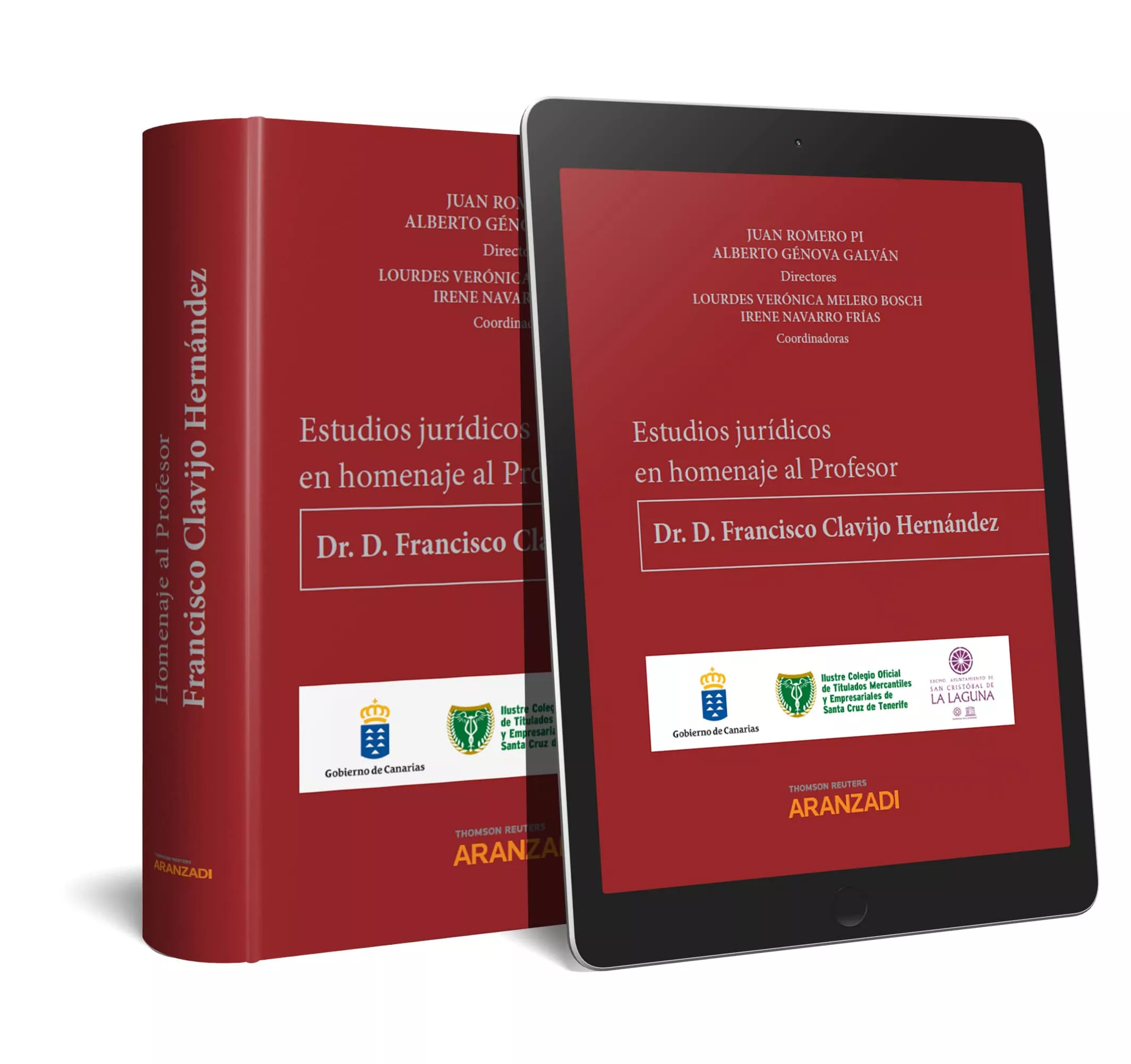 Portada del Libro Estudios Juricos En Homenaje Al Profesor Dr. D. Francisco Clavijo Hern de Lourdes Melero Bosch - 9788413098555