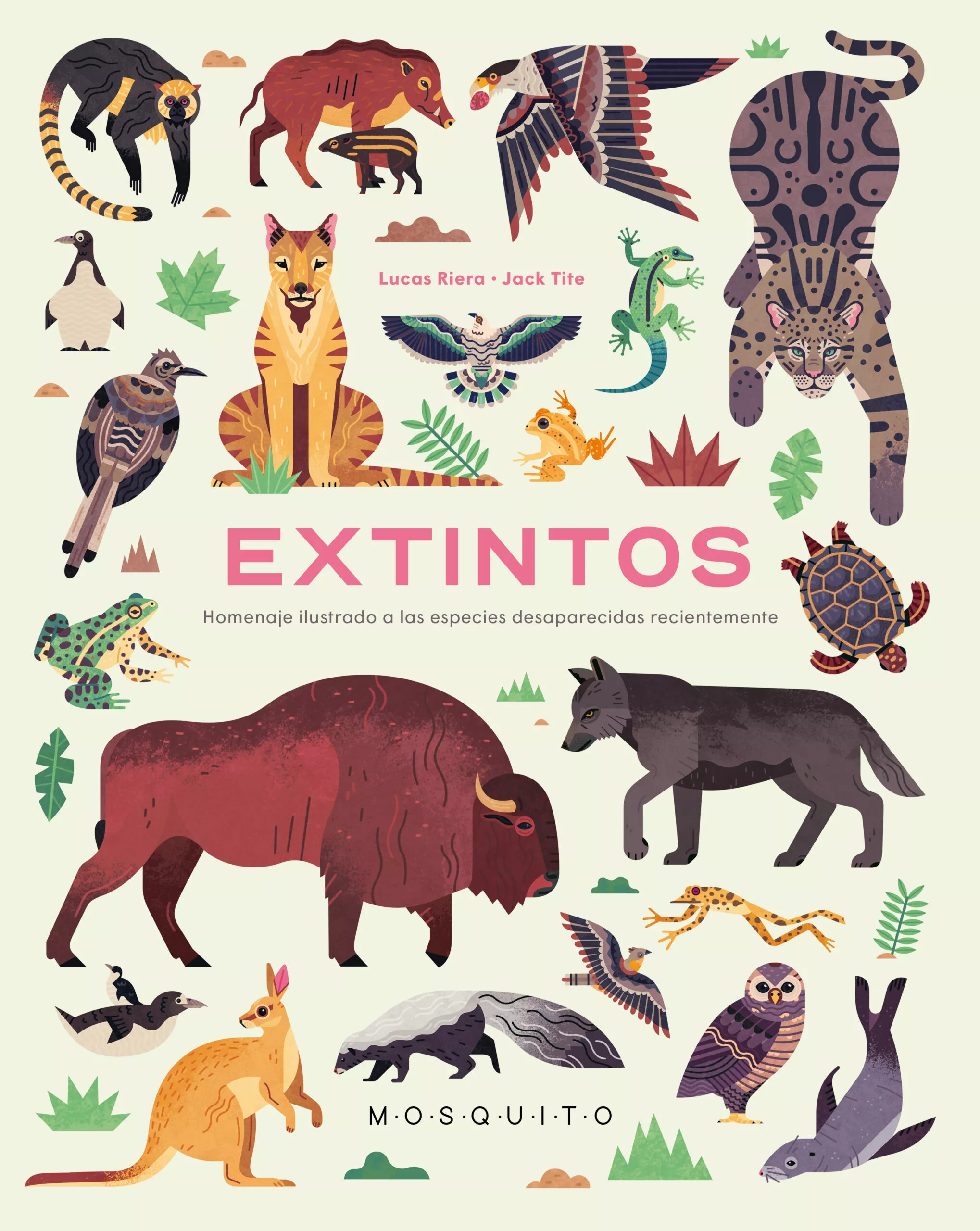 Portada del Libro Extintos: Homenaje Ilustrado A Las Especies Desaparecidas Recientement de Lucas Riera - 9788412033236