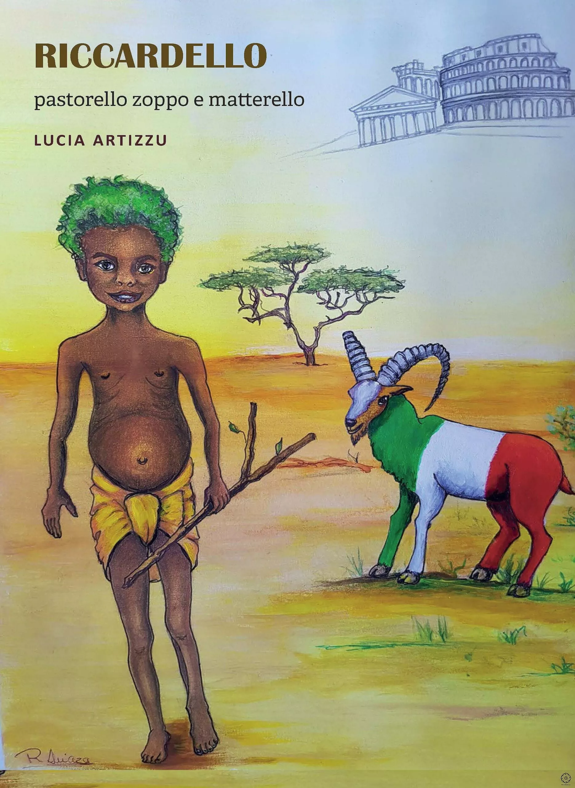 Portada del Libro Riccardello Pastorello Zoppo E Matterello de Lucia Artizzu - 9788417693404