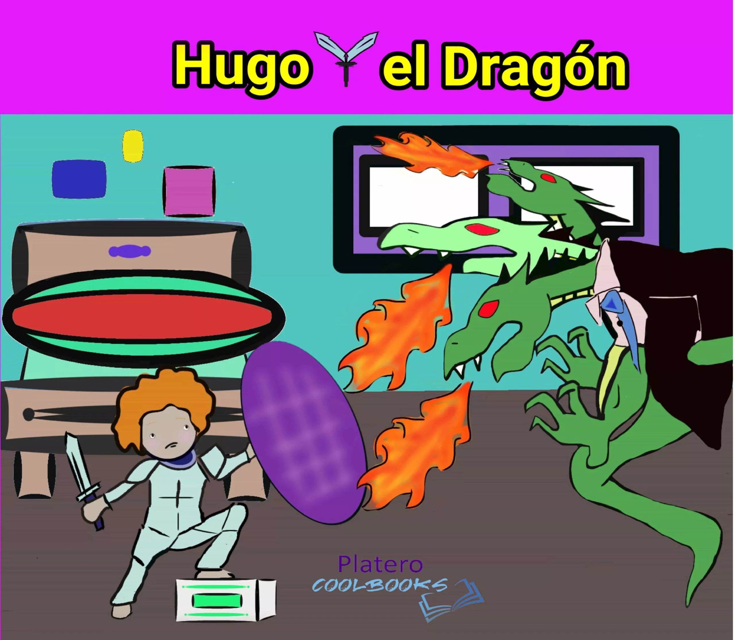 Portada del Libro Hugo Y El Dragón de Luis Abril Nuñez - 9788412127423