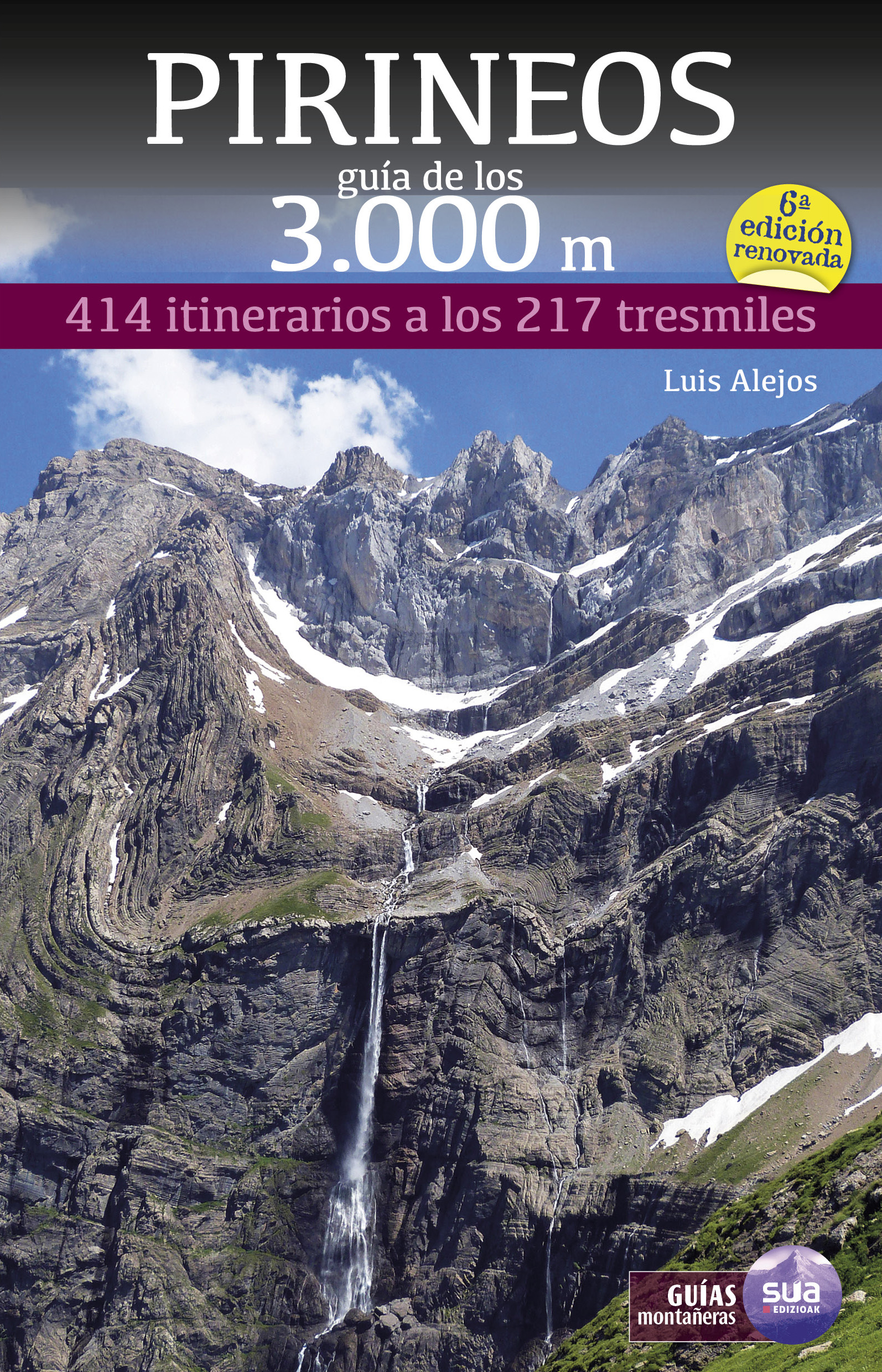 Portada del Libro Pirineos Guia De Los 3000 Metros de Luis Alejos - 9788482167442