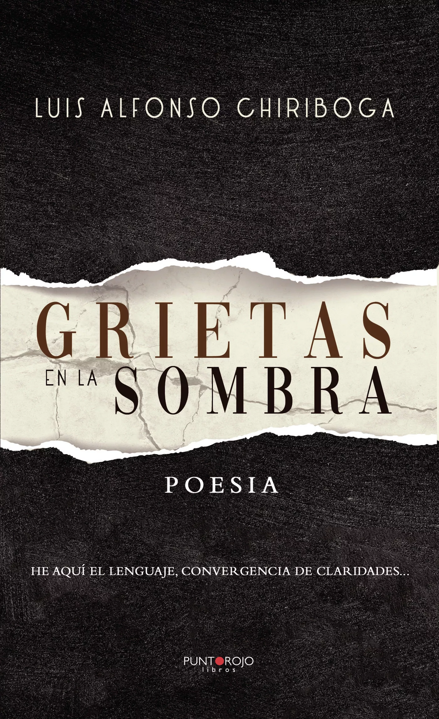 Portada del Libro Grietas En La Sombra de Luis Alonso Chiriboga Izquierdo - 9788418074516