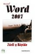 Portada del Libro Word 2007 : Facil Y Rapido de Luis Navarro - 9788496097933