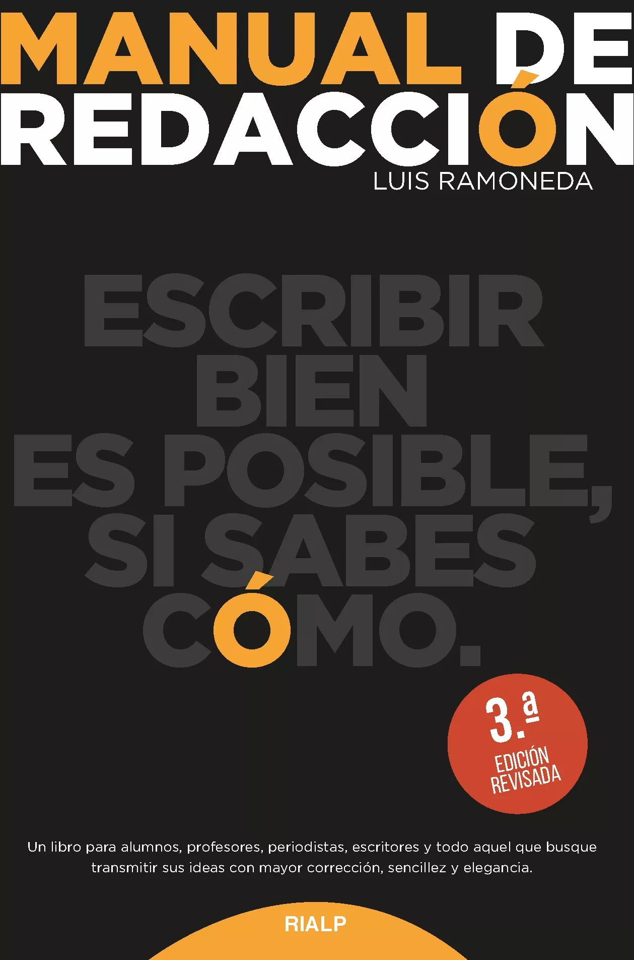 Portada del Libro Manual De Redaccion de Luis Ramoneda - 9788432151590