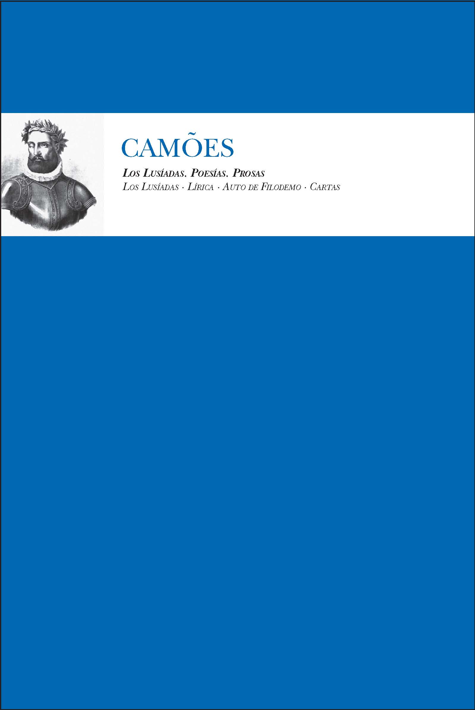 Portada del Libro Las Lusiadas. Poesias. Prosa de Luis Vaz De Camoes - 9788496710085
