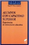 Portada del Libro Alumnos Con Capacidad Superior de Luz Perez Sanchez - 9788497564366
