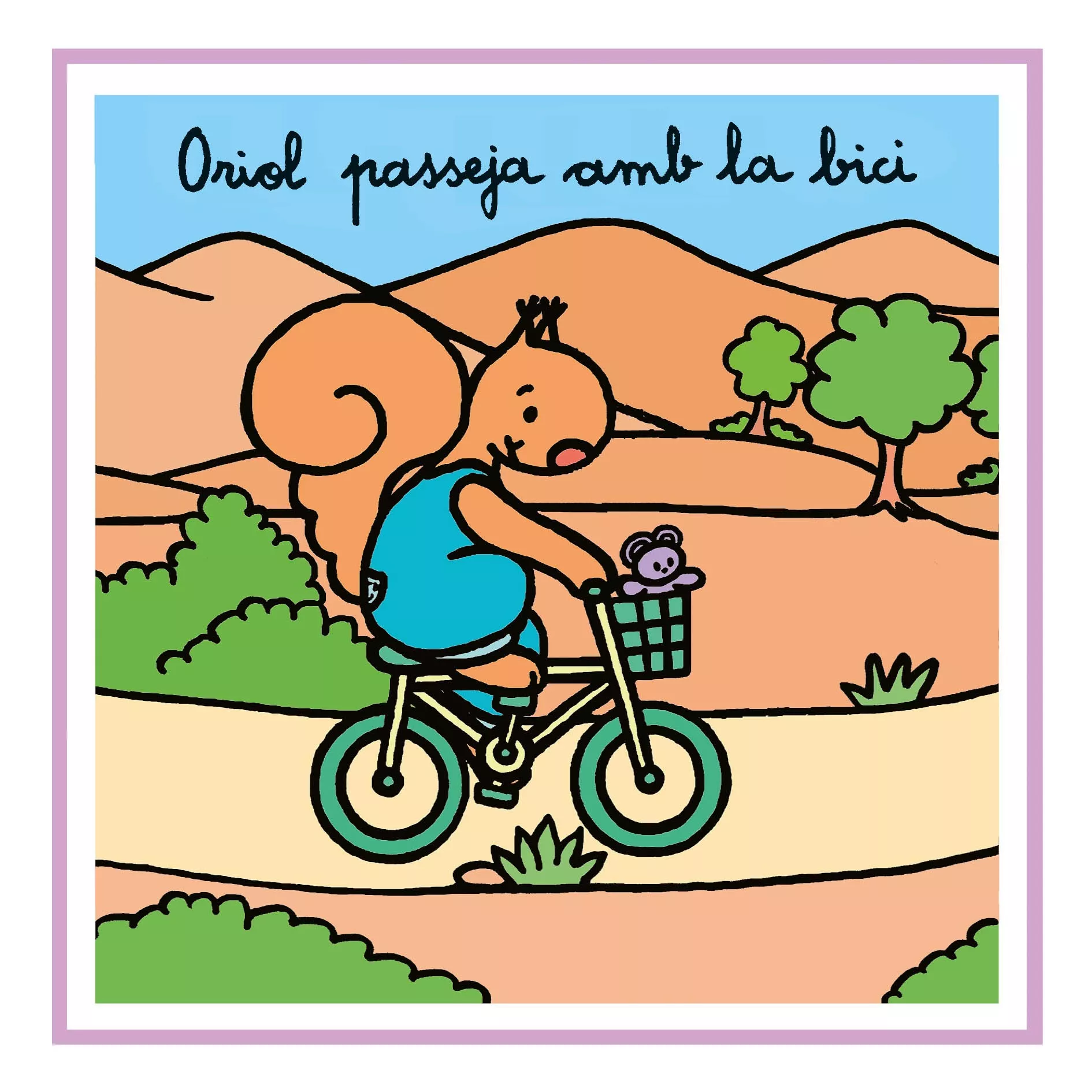 Portada del Libro Oriol Passeja Amb La Bici (Lletra Cursiva) de M Jesus Orero Garcia - 9788481315592