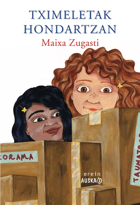 Portada del Libro Tximeletak Hondartzan de Maixa Zugasti Muñoa - 9788491094883