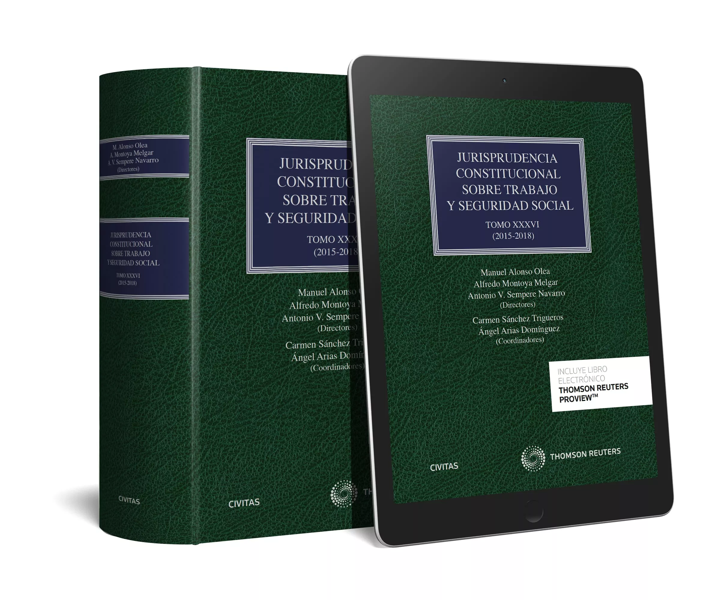 Portada del Libro Civitas: Jurisprudencia Constitucional Sobre Trabajo Y Seguridad Socia de Manuel Alonso Olea - 9788413086392