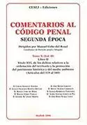 Portada del Libro Comentarios Al Codigo Penal. Segunda Epoca. Tomo X (Vol Ii) Libro Ii de Manuel Cobo Del Rosal - 9788493521622