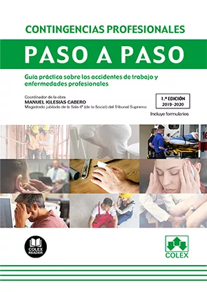 Portada del Libro Contingencias Profesionales Paso A Paso de Manuel Iglesias Cabero - 9788417618940