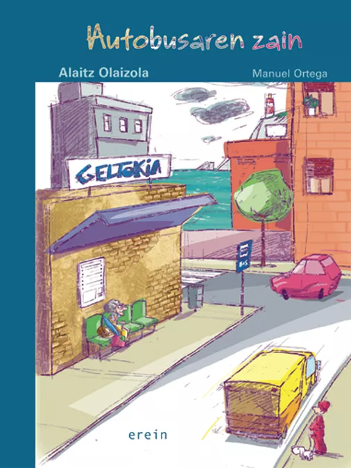 Portada del Libro Autobusaren Zain de Manuel Ortega - 9788497462853