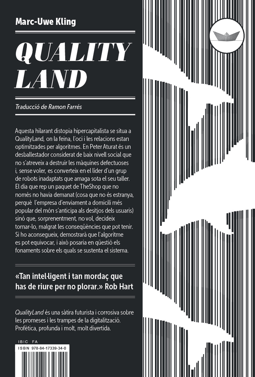 Portada del Libro Qualityland de Marc Uwe Kling - 9788417339340