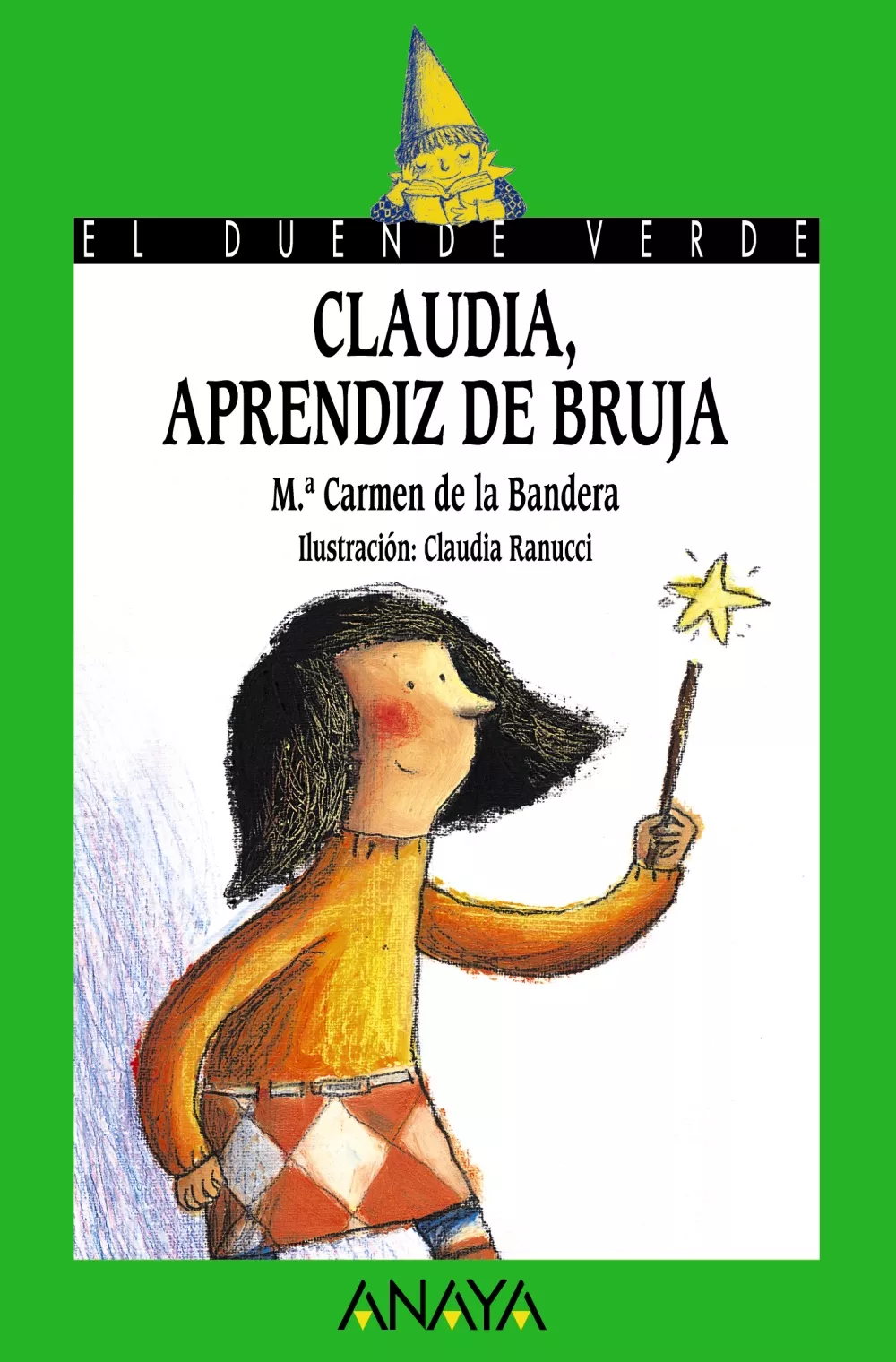 Portada del Libro Claudia Aprendiz De Bruja (El Duende Verde) de Maria Carmen De La Bandera - 9788466747066