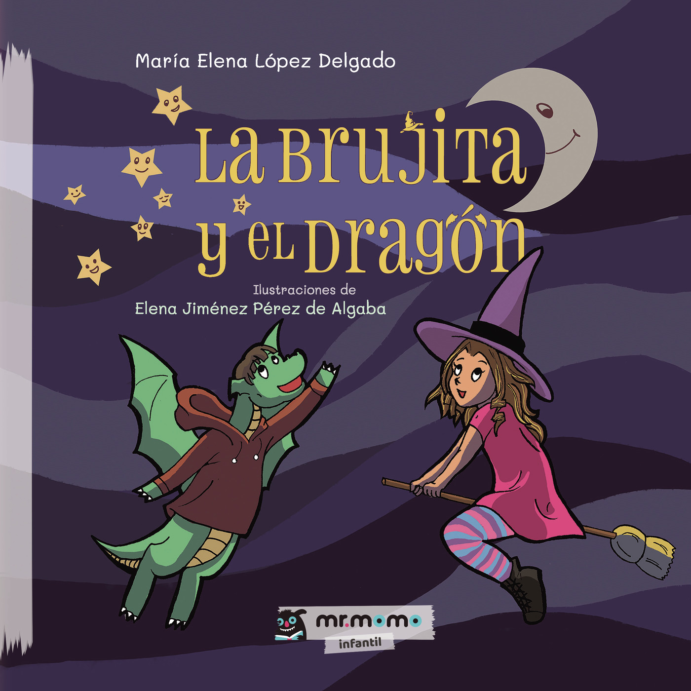 Portada del Libro La Brujita Y El Dragón de Maria Elena Lopez Delgado - 9788418070204