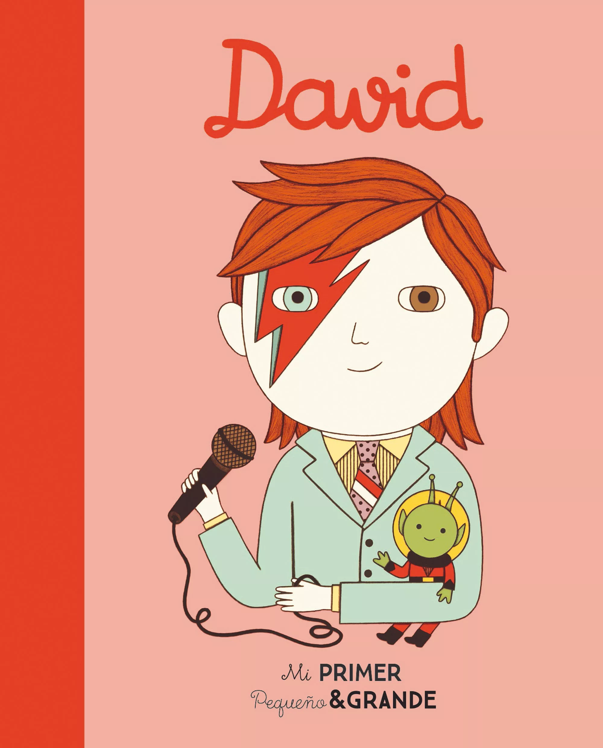 Portada del Libro Mi Primer Pequeña Y Grande David Bowie de Maria Isabel Sanchez Vegara - 9788490656556